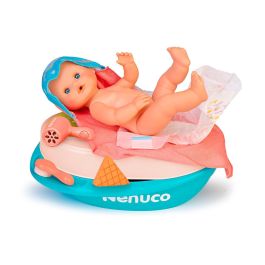 Nenuco Muñeco Baño de Espuma 35 cm con bañera de espuma real, cambiador y efecto mágico en el pelo para 3-6 años Nenuco Muñeco Baño de Espuma 35 cm con bañera de espuma real, cambiador y efecto mágico en el pelo para 3-6 años