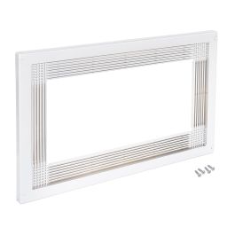 Emuca Marco para microondas, para encastrar en mueble de cocina, módulo 600mm, 600x400mm, Plástico, Blanco Emuca Marco para microondas, para encastrar en mueble de cocina, módulo 600mm, 600x400mm, Plástico, Blanco Precio: 22.49999961. SKU: B1JW8J23FW