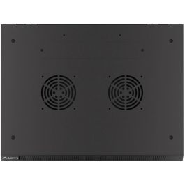 Lanberg WF01-6404-10B Armario Rack 4U 600x450mm Montaje en Pared Autoensamblable Negro IP20 Acero