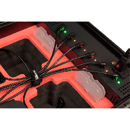 Algamlight Case y Cargador EVENTPAR44-QUAD-IP para 6 Proyectores Event Par 44 Quad IP con Filtros Magnéticos