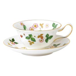 Wedgwood Taza Té Wild Strawberry con Plato 150 ml Bone China Precio: 86.49999963. SKU: B17WBCX9WG