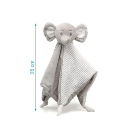 KioKids Doudou Elefante Gris, Peluche de Apego para Bebés +0 Meses, Poliéster Colección Dolci Amici