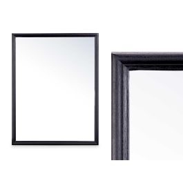 Espejo de Pared con Marco de Madera 65x85 cm Negro - Giftdecor Espejo de Pared con Marco de Madera 65x85 cm Negro - Giftdecor