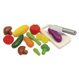 Tachan T00981 Bandeja de Frutas de Juguete con Imitación Madera para Juego Simbólico Infantil