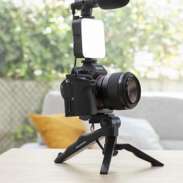 Kit Vlogging con Luz, Micrófono y Mando Plodni InnovaGoods 6 Piezas
