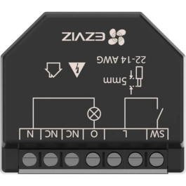 EZVIZ CS-T35-R100-WM Inalámbrico Wi-Fi Negro