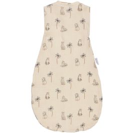 Saco de dormir 2 en 1 - CANDIDE - 55 cm - 0/3 meses - Estampado de tigre blanco