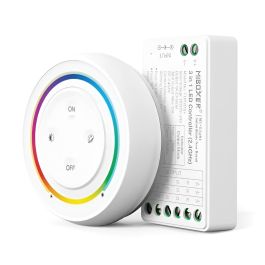 MiBoxer HLP-FUT037SA+ Mando RF Inalámbrico para Regulador LED RGB+CCT Rainbow 3 en 1 2.4 GHz con 30m alcance y base magnética Precio: 22.49999961. SKU: B12T9B3VW8