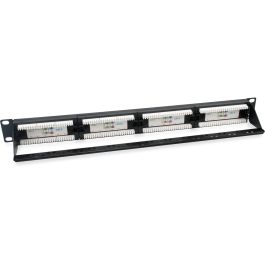 Equip Patchpanel 24x RJ45 Cat6 19" UTP 1HE ISO/IEC schwarz