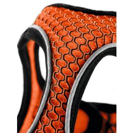 Arnés para Perro Hunter Hilo-Comfort XS-S Naranja (37-42 cm)