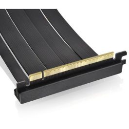 Thermaltake PCI-E 4.0 x 16 Dual 90 Degree Riser Cable 130mm Adaptador Negro