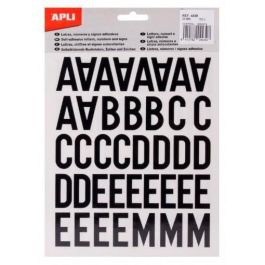 Apli Letras Adhesivas Mayúsculas 30 mm 4 Hojas Negro Precio: 7.49999987. SKU: B16V26KDVH