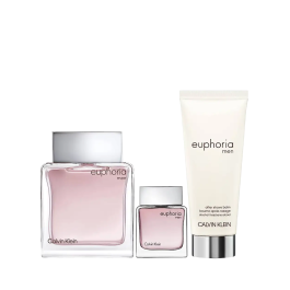 Set Calvin Klein: Euphoria, Eau De Toilette, For Men, 100 ml + Euphoria, Eau De Toilette, For Men, 15 ml *Miniature + Euphoria, After-Shave Balm, 100 ml Precio: 75.99000013. SKU: B1ALXKFNX6