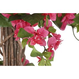DKD Home Decor Árbol Artificial Azalea Fucsia Verde 80 x 150 x 80 cm Poliéster PP