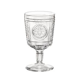 Bormioli Rocco Copa de Vidrio Romantic 32 cL Pack 6 Unidades Transparente con Relieve Apto Lavavajillas Fabricado en Italia