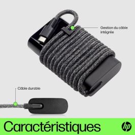 HP Cargador de Portátil USB-C 65W Compacto para la Mayoría de Dispositivos USB-C