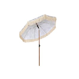 Parasol DKD Home Decor Blanco Verde 180 x 1 x 180 cm