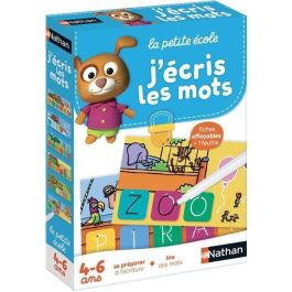 Nathan La Petite Ecole Escribo las palabras - Juego didáctico para aprender a escribir, con 15 tableros borrables de doble cara, para niños a partir de 4 años. Precio: 24.50000014. SKU: S7144642