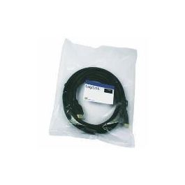 LogiLink Cable HDMI Ethernet A->A Macho/Macho 10m, Conectores Dorados, PVC, 10.2 Gbit/s, Negro