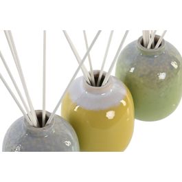 DKD Home Decor Ambientador Mikado Bicolor 8 x 24 x 8 cm (3 Unidades)