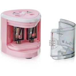 Peach PO102 Afilador de Lápices Eléctrico Universal Rosa