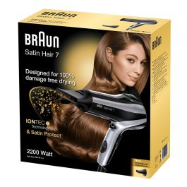 Secador de pelo braun brhd710e negro 2200 W iónico