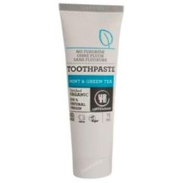 URTEKRAM Dentífrico Menta-Té Verde Bio Sin Flúor con Aloe Vera y Mirra para Encías, Certificado COSMOS ORGANIC, Vegano, 75ml Precio: 5.89000049. SKU: B12CFHQ3KV
