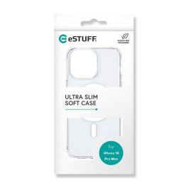 eSTUFF Funda Híbrida Magnética BERLÍN para iPhone 15 Pro Max - Transparente con MagSafe