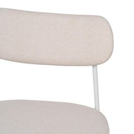 Silla Crema Tejido-Metal Contract 49 X 47 X 76 cm