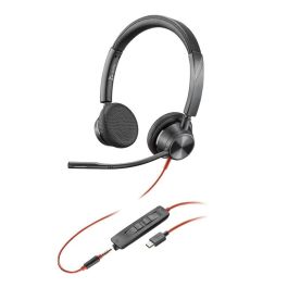 Poly Blackwire 3325 Auriculares Estéreo Profesionales USB-C, USB-A, Jack 3.5mm con Micrófono Boom y Control en Cable para PC/Mac, Negro Precio: 59.50000034. SKU: B1KGNGSEWB