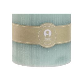 DKD Home Decor Velas de Cera Turquesa para Ambiente Básico, 10x10x10 cm, 650 gr, Pack de 6 Unidades