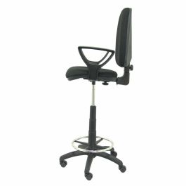 Piqueras y Crespo Taburete AYNA BALI Negro Ergonómico Regulable en Altura con Aro Reposapiés T04CPBALI840BGOLF Piqueras y Crespo Taburete AYNA BALI Negro Ergonómico Regulable en Altura con Aro Reposapiés T04CPBALI840BGOLF