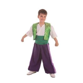 Creaciones Llopis t-1 Disfraz infantil Moro Aladín, incluye Pantalón, Camisa, Fajín y Chaleco, Talla 4-6 años