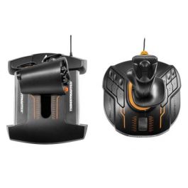 Thrustmaster T-16000M FCS Hotas Joystick para PC y MAC, Negro/Naranja, 2960778 - Palanca de mando con tecnología H.E.A.R.T, 30 botones, 9 ejes