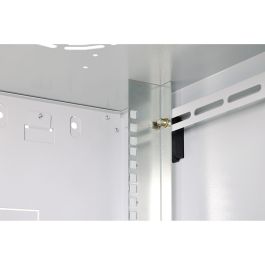 Digitus Carcasa de pared Dynamic Basic 12U 600x450mm, Bastidor de pared, 60kg, Vidrio, Paneles laterales, Gris