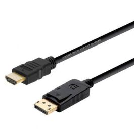 Aisens Cable Conversor DisplayPort a HDMI DP-M - HDMI-M Negro 2,0M - 4Kx2K@30Hz, Compatible con DisplayPort 1.2a y HDMI 1.4b Precio: 6.89000015. SKU: S5617254