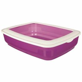 Trixie Cisco Arenero con Bordes para Gato de Plástico - 38x11x50 cm - Varios Colores