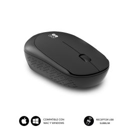 Subblim Mouse Pad Harmony Pack XL + Wireless Mouse Black SUBMP-03HP001