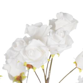 Rama Rosas Blanco Nailon Decoración 110 cm