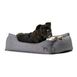 Sofá para Perro Hunter Boston Gris 60 x 50 cm Sofá para Perro Hunter Boston Gris 60 x 50 cm
