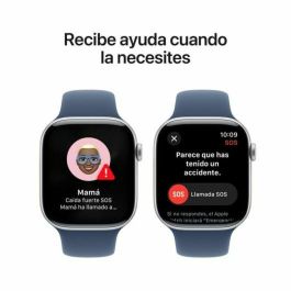 Reloj Hombre Apple MWWL3QL/A Azul Plateado