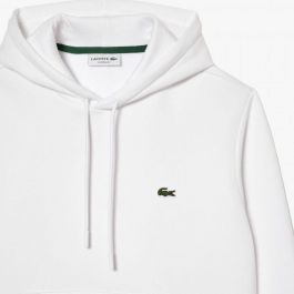 Sudadera con Capucha Hombre Lacoste Core Performance Blanco