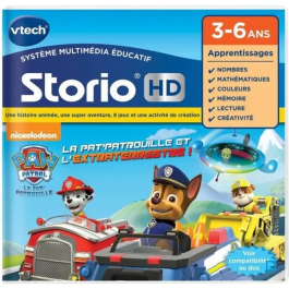Vtech Juego Educativo Storio Paw Patrol para tabletas y consola TV de 3 a 6 años