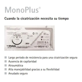 Braun Sutura Monoplus Violet 0 USP HS37S 90 cm 12 Unidades Precio: 112.4999997. SKU: B13T392EET