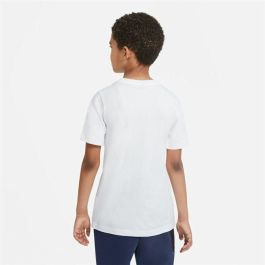 Camiseta de Manga Corta Niño Nike Sportswear Blanco L