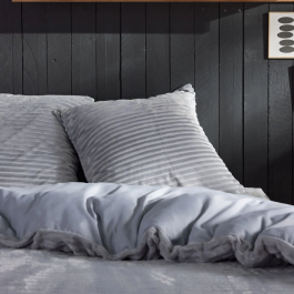 Today Juego de Cama HOY Acanalado Doble 220 x 240 cm Gris Lisos - TOD1731713921764
