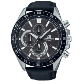 Casio EDIFICE Reloj de Cuero Genuino Negro Precio: 97.59000053. SKU: B1HRCDDB4D