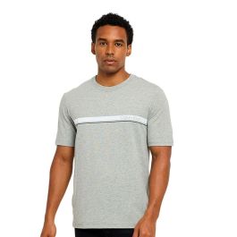 Camiseta de Manga Corta Hombre Calvin Klein Gris claro XL Precio: 49.9125. SKU: B19BQPWDV5