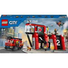 LEGO 60414 City Set de Construcción Estación de Bomberos y Camión de Bomberos con Figura de Perro y 5 Minifiguras Precio: 85.69000022. SKU: B1KFVBG9PJ