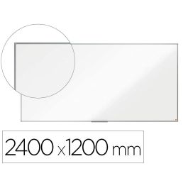 Pizarra Blanca Nobo Premium Plus Melamina 2400x1200 mm